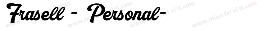 Frasell - Personal字体转换